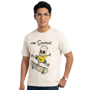 POLO BAS MC SIMPSON HOMBRE MARFIL CHI