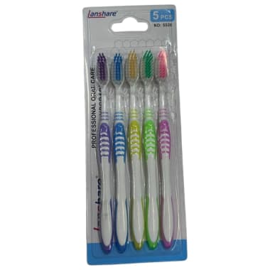 Set de cepillos dentales soccer 5 pzs