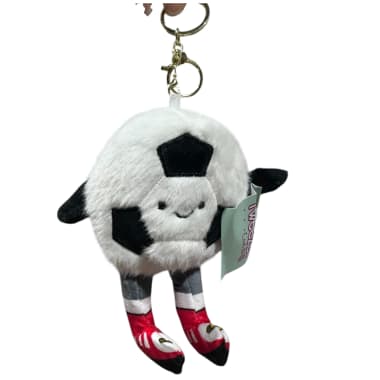 Llavero peluche balon futbol