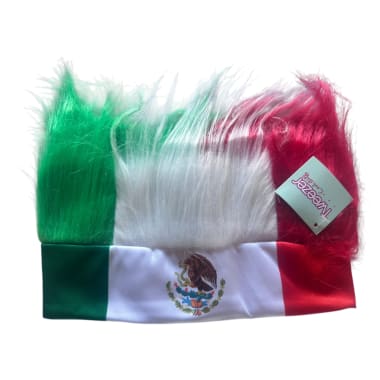 Banda despeinada tricolor mundial