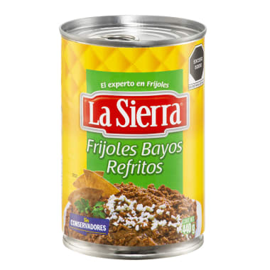 Frijoles La Sierra Bayos Refritos 440 Gr Lata