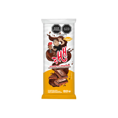 TABLETA DE CHOCOLATE RELLENO DE MANJAR HH