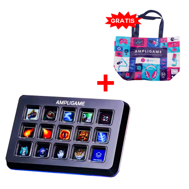 D6 Stream Deck Fifine 15 Keys Black + Bolsa Fifine 2025 