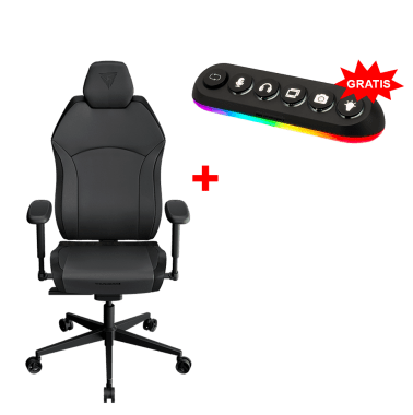 Silla ThunderX3 SOLO 360 Modern Black + Hub Streamplify HUB DECK5-RGB 5 Puertos USB 