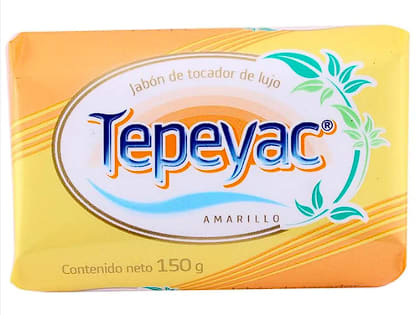 Jabon De Tocador Tepeyac Amarillo 150 Gr
