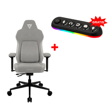 Silla ThunderX3 CORE Smart Loft Light Grey + Hub Streamplify HUB DECK5-RGB 5 Puertos USB 