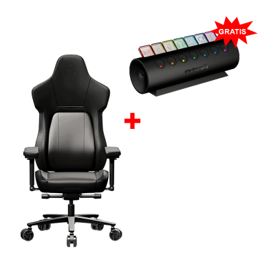 Silla ThunderX3 CORE Modern Black + Hub Streamplify HUB CTRL 7-RGB-US-FBK 7 Puertos USB 