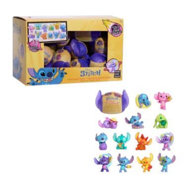 Cápsula Sorpresa Stitch Mini Figuras Coleccionables Surtido