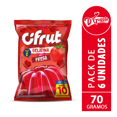 CIFRUT GELATINA CEREZA 70 GRS      