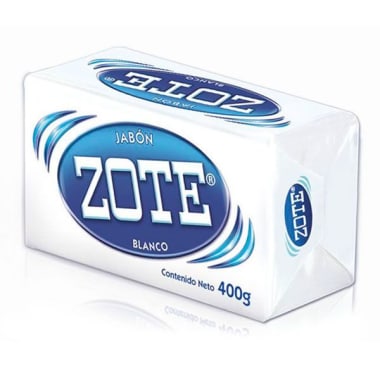 Jabon Zote Blanco Grande 400 Gr