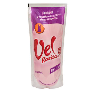 Shampoo Para Ropa Vel Rosita Delicada Doypack 500 Ml
