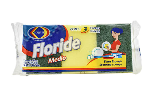 Fibra Esponja Corazzi Floride C/3
