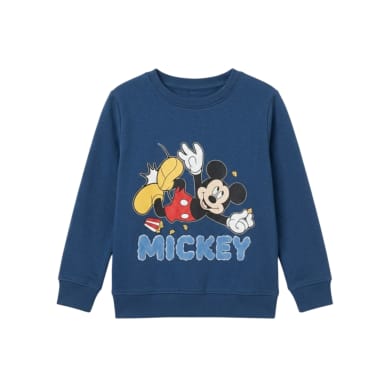 POLERA MICKEY MOUSE NIÑO ACERO FRANELA