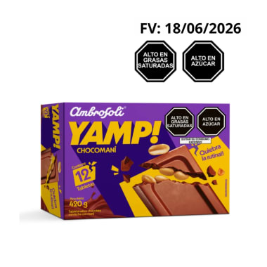 YAMP TABLETA MANI 8X12X35GR