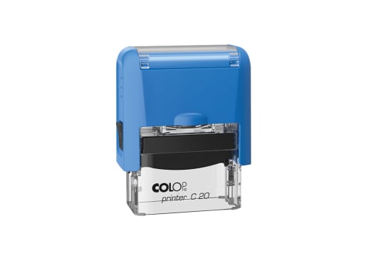 156918 - SELLO COLOP PRINTER C20 AZUL - ALM. NEGRO 14X38