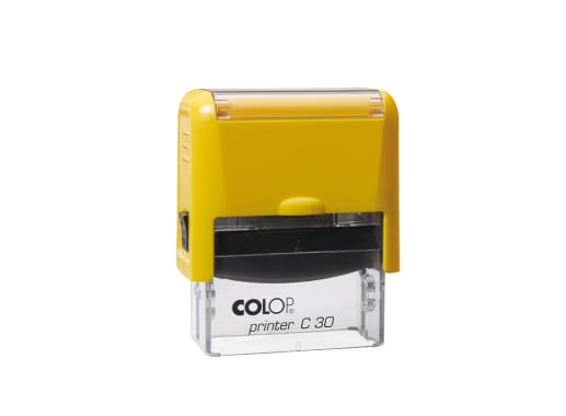 156803 - SELLO COLOP PRINTER C30 AMARILLO - ALM. NEGRO 18X47