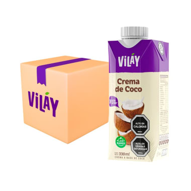 Crema de coco 330 cc  Marca Vilay