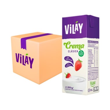 Crema vegetal alternative sin latosa clasica 200 cc  Marca Vilay