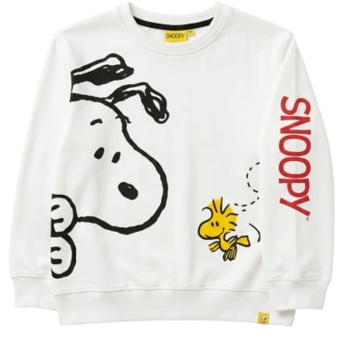 POLERA  MUJER SNOOPY MARFIL
