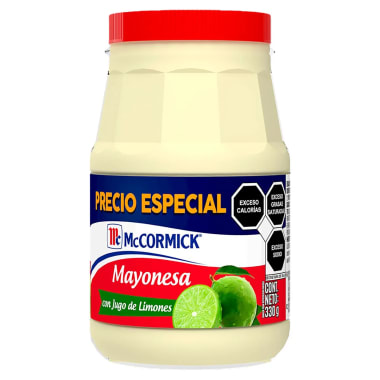 MAYONESA McCORMICK C/LIMON 330 GR