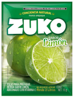 Concentrado Zuko super limón 13 gr