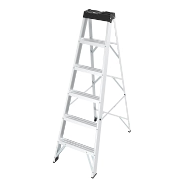 Escalera Tijera Aluminio 6 Peldaños Kanter