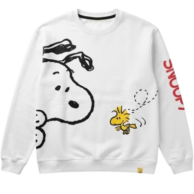 POLERA  MUJER SNOOPY MARFIL