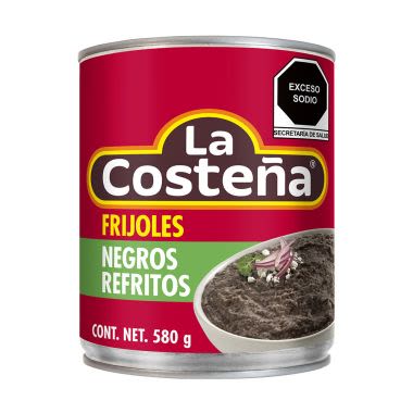 Frijoles Refritos Negros 580 Gr La Costena