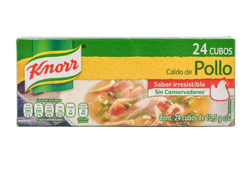 Consome Knorr Suiza Pollo 24 Cubos