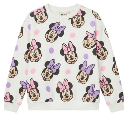 POLERA MODA MINNIE MOUSE MARFIL NI A