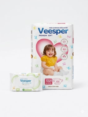 VEESPER PREMIUM PAÑAL TALLA XXG X 44 C/T. HUM X 50
