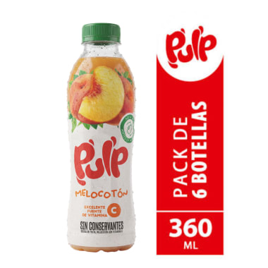  PULP MELOCOTON PET NO RETORNABLE 360 ML