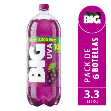 BIG UVA PET NO RETORNABLE 3300 ml 6