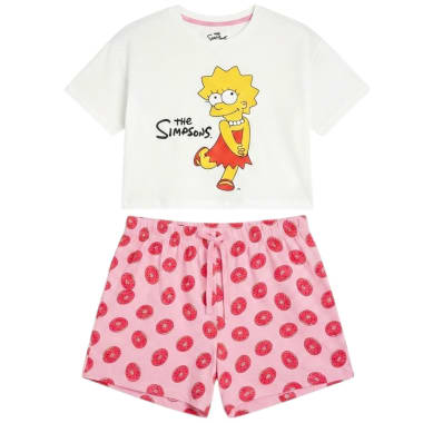 PIJAMA THE SIMPSONS MUJER ROSADO