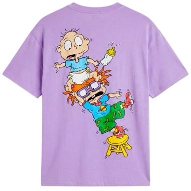 POLO OVERSIZE MC RUGRATS 90S  LILA