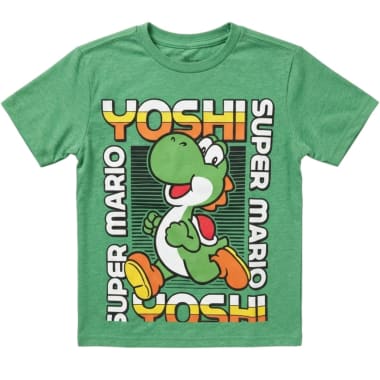 POLO BASICO MC MARIO BROS NI O VERDE
