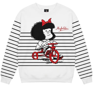 POLERA  MAFALDA MUJER BLANCO