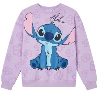 POLERA  LILO & STITCH MUJER LILA