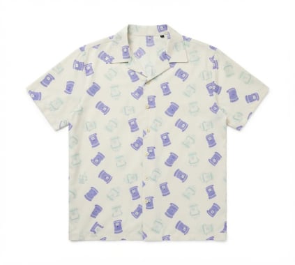 CAMISA HAWAIANA SOUTH PARK HOMBRE SEDA FRANCESA