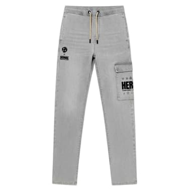 PANTALON MODA SONIC NI O GRIS