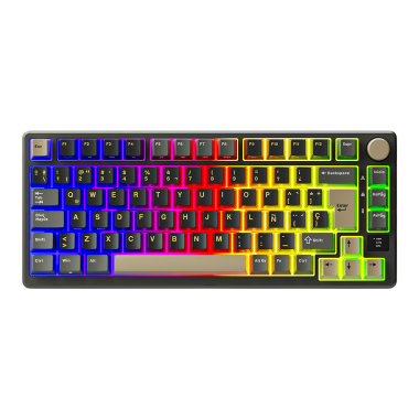 Teclado Royal Kludge RK-M75 Inalambrico PHANTOM - CREAM SWITCH