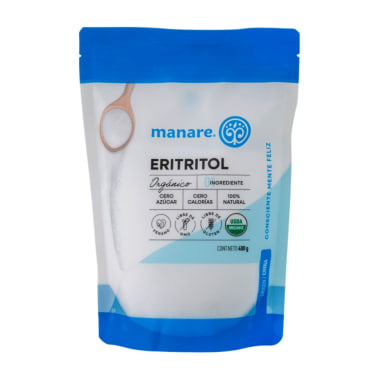 Eritritol orgánico 400 gr Marca Manare