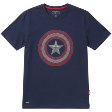 POLO BASICO HOMBRE MARVEL COMICS ACERO 