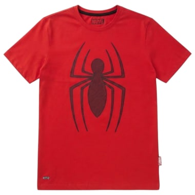 POLO BASICO HOMBRE MARVEL COMICS ROJO