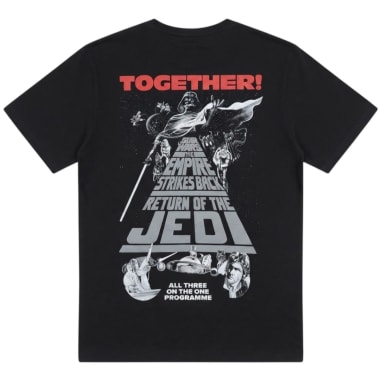 POLO BASICO HOMBRE STAR WARS NEGRO