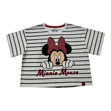 POLO MODA MC NI A MINNIE MOUSE MARFIL