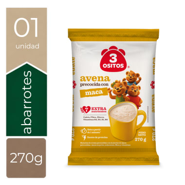 MACA AVENA 3 OSITOS 270GR
