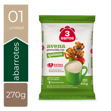 QUINUA  AVENA 3 OSITOS 270 GR