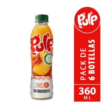  PULP MELOCOTON PET NO RETORNABLE 360 ML