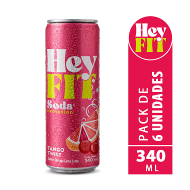 HEY FIT TORONJA TANGO TWIST LATA 340 ML